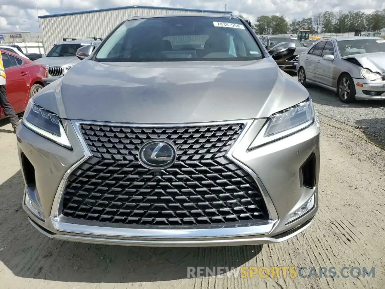 5 fotografías del automóvil dañado 2T2JZMAA3LC167550 LEXUS RX350 2020
