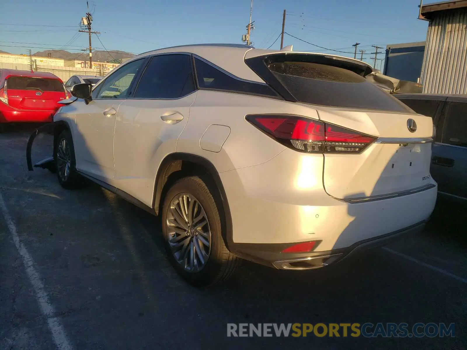 3 fotografías del automóvil dañado 2T2JZMAA5LC178839 LEXUS RX350 2020