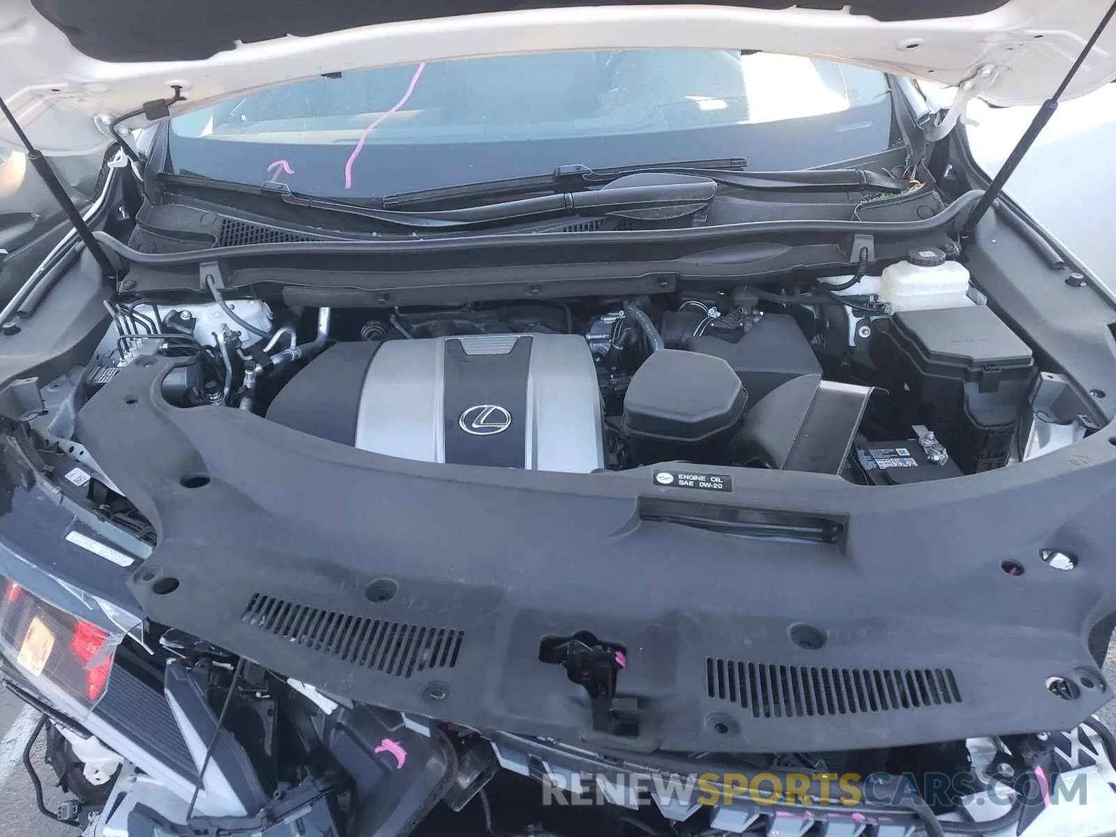 7 fotografías del automóvil dañado 2T2JZMAA5LC178839 LEXUS RX350 2020