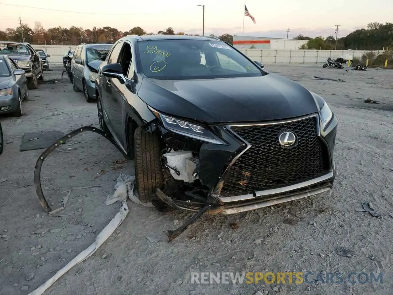 9 fotografías del automóvil dañado 2T2YZMDA5LC237768 LEXUS RX350 2020