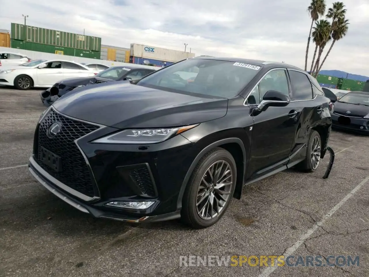 2 fotografías del automóvil dañado 2T2YZMDA8LC223492 LEXUS RX350 2020
