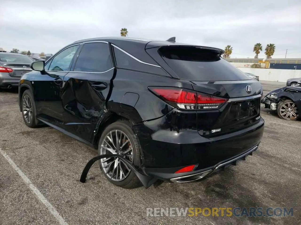 3 fotografías del automóvil dañado 2T2YZMDA8LC223492 LEXUS RX350 2020