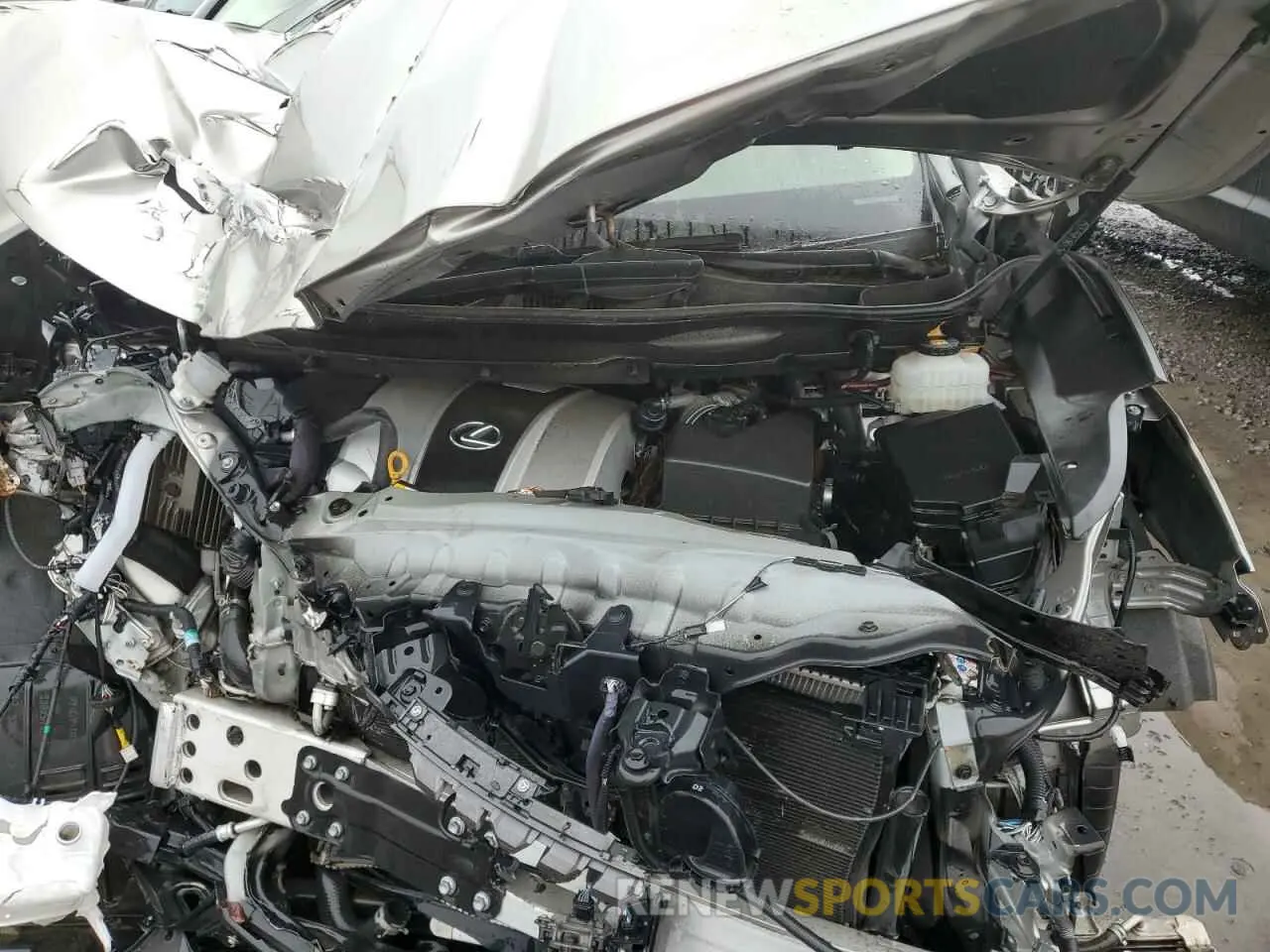 11 fotografías del automóvil dañado JTJHZKEA3L2018066 LEXUS RX350 2020