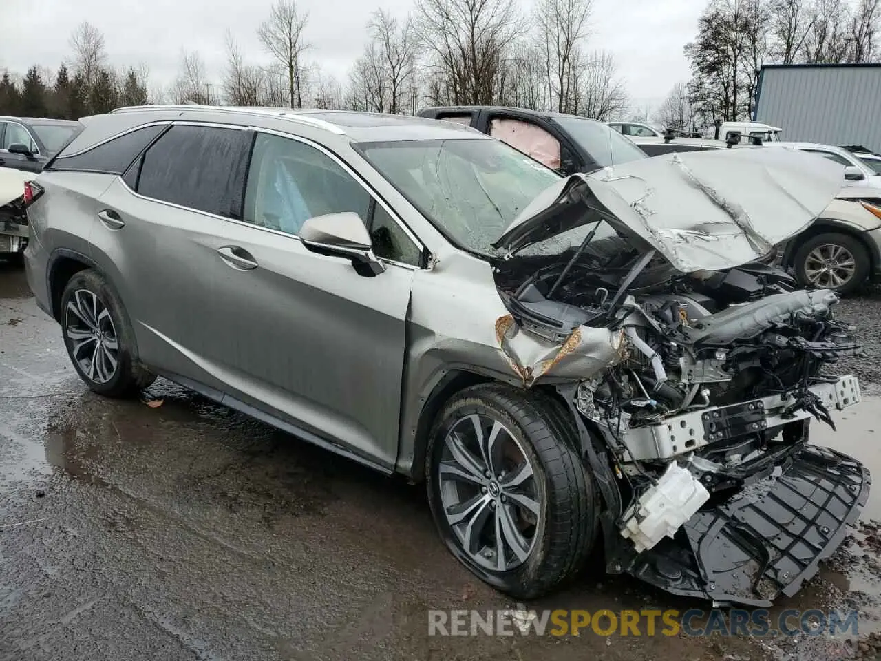 4 fotografías del automóvil dañado JTJHZKEA3L2018066 LEXUS RX350 2020