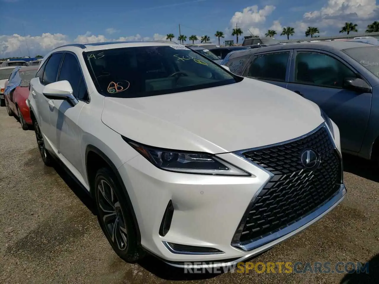 1 fotografías del automóvil dañado JTJHZKEA4L2017797 LEXUS RX350 2020