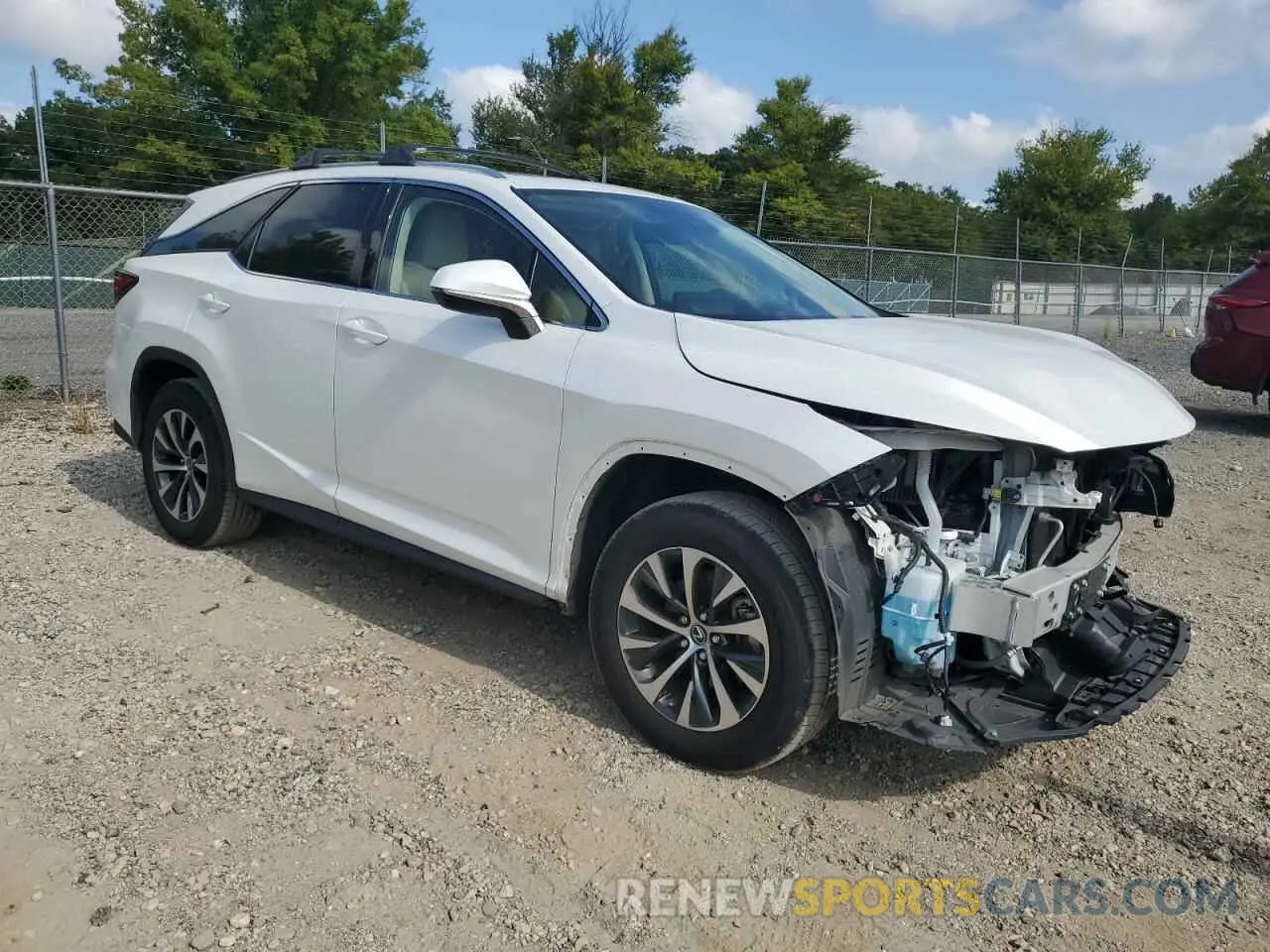 4 fotografías del automóvil dañado JTJHZKFA0L2026253 LEXUS RX350 2020