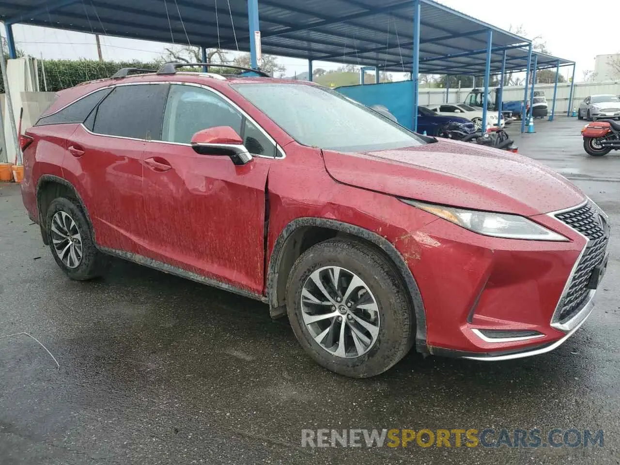 4 fotografías del automóvil dañado JTJHZKFA2L2024522 LEXUS RX350 2020