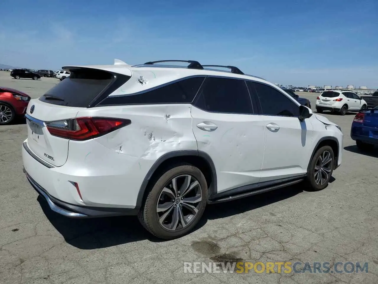 3 fotografías del automóvil dañado JTJHZKFA4L2024909 LEXUS RX350 2020