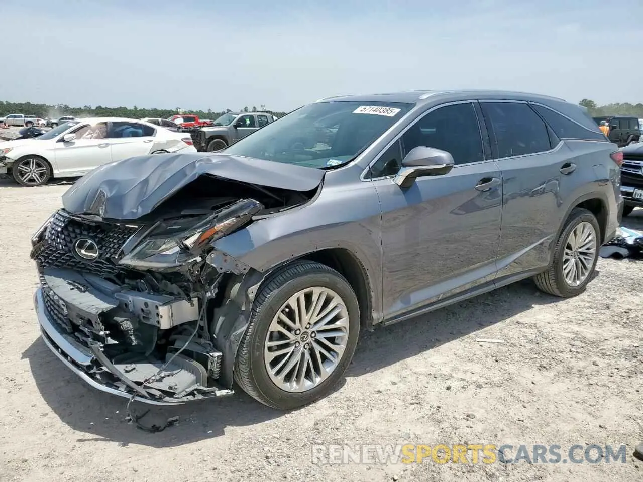 1 fotografías del automóvil dañado JTJJZKEA3L2016206 LEXUS RX350 2020