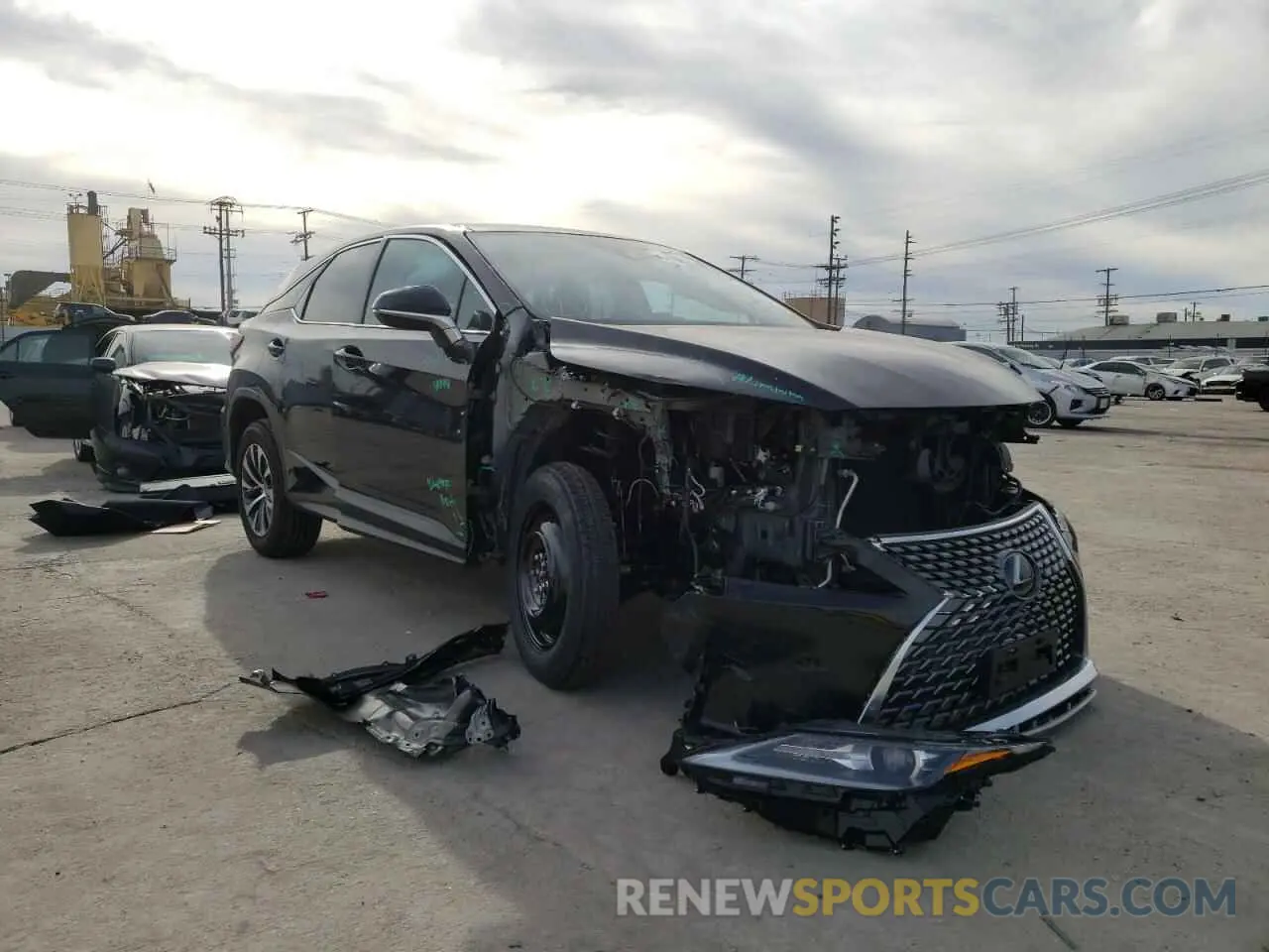 1 fotografías del automóvil dañado 2T2AZMAA0MC189314 LEXUS RX350 2021