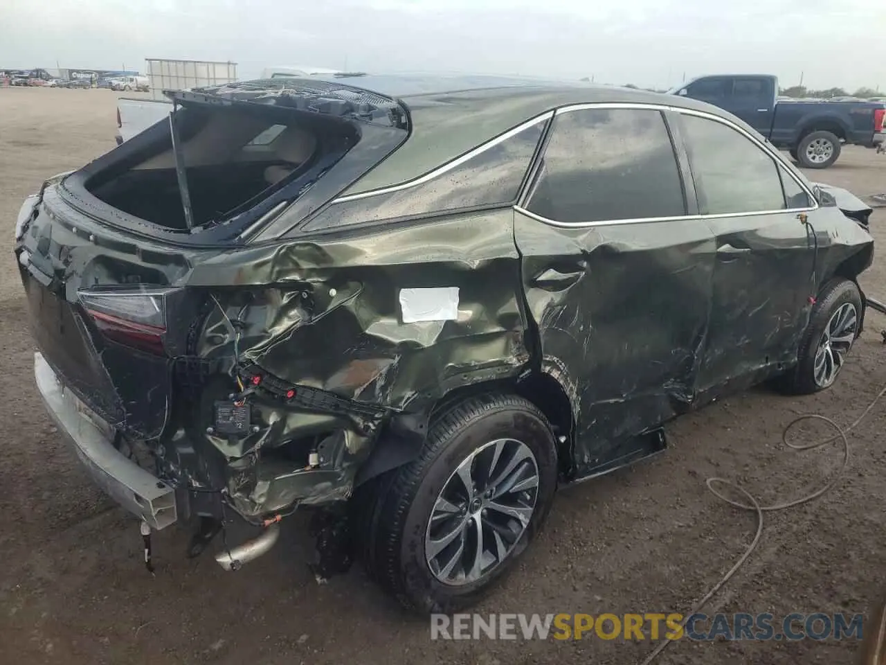 3 fotografías del automóvil dañado 2T2AZMAA2MC210874 LEXUS RX350 2021