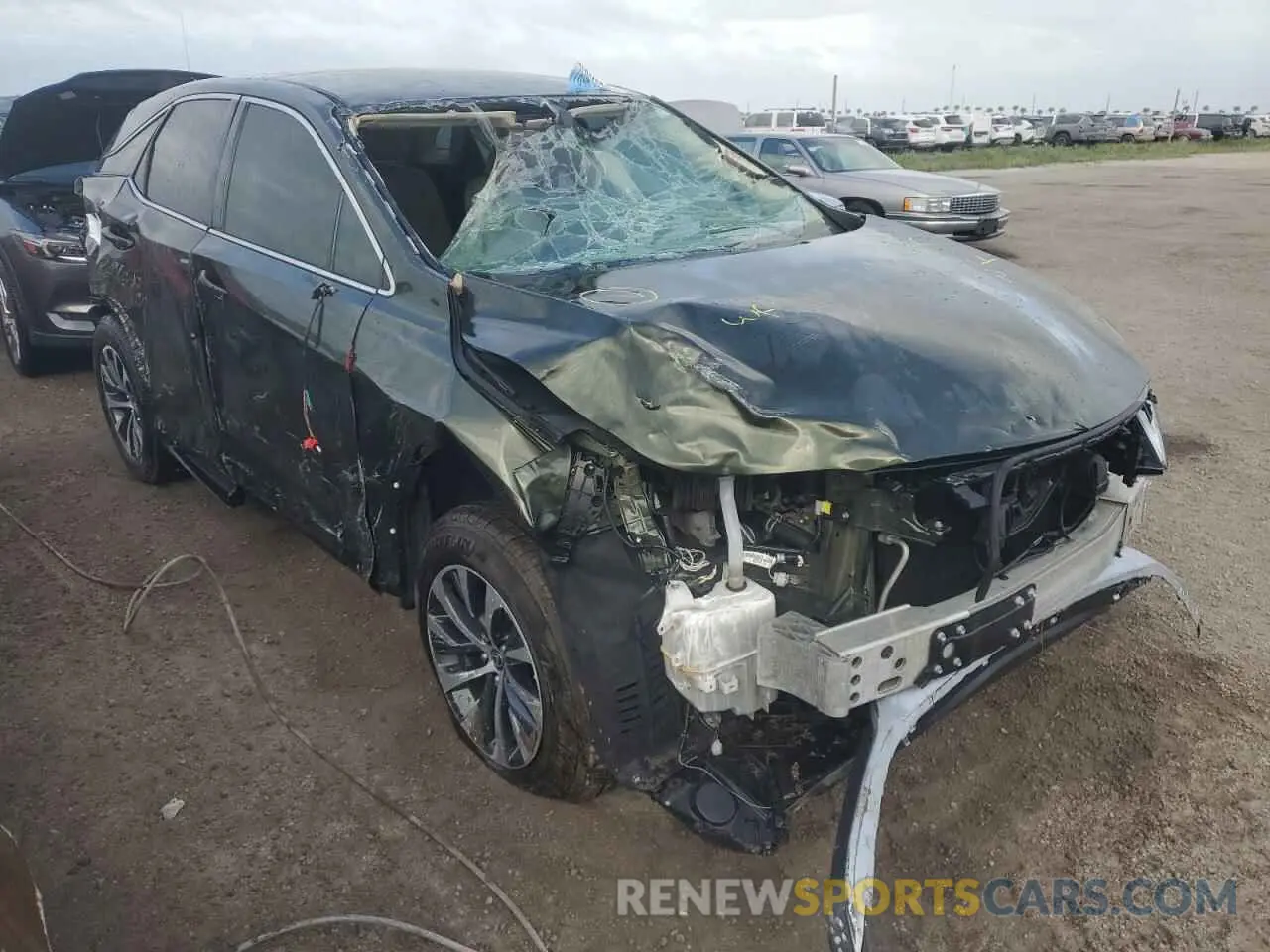 4 fotografías del automóvil dañado 2T2AZMAA2MC210874 LEXUS RX350 2021