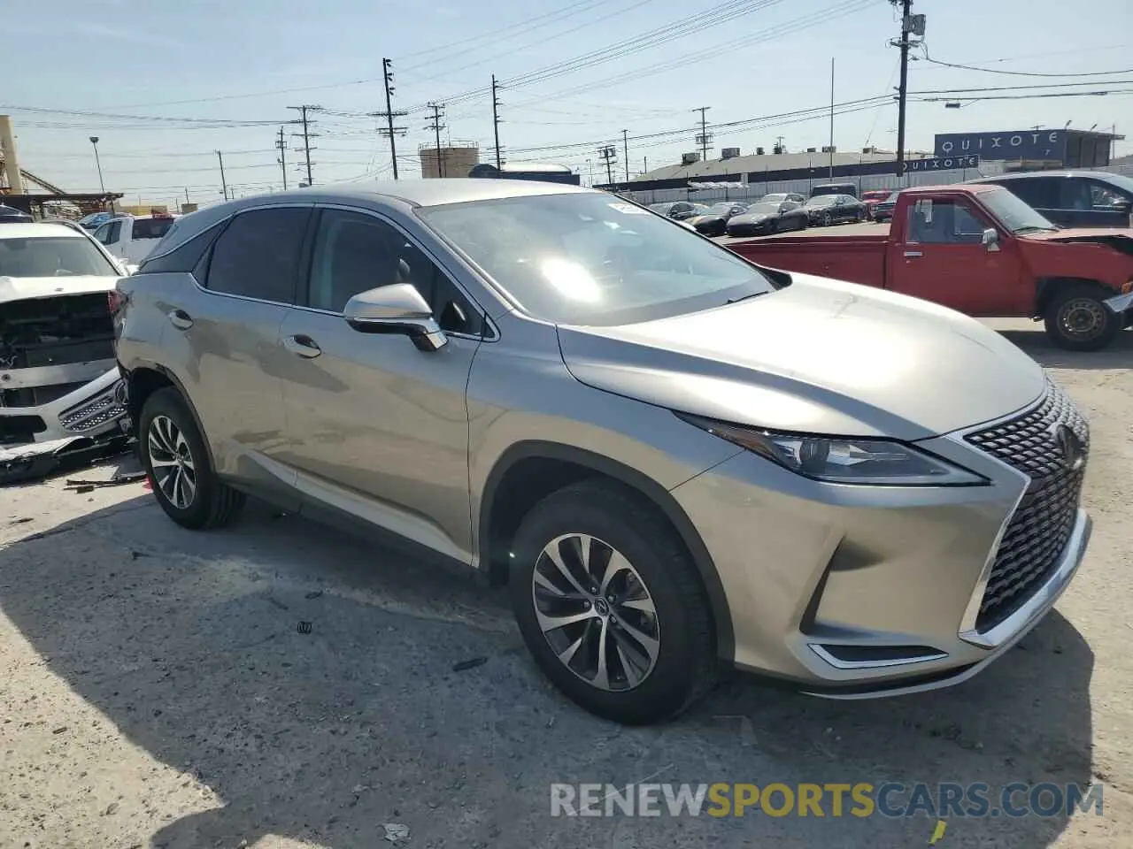 4 fotografías del automóvil dañado 2T2AZMAA8MC202861 LEXUS RX350 2021