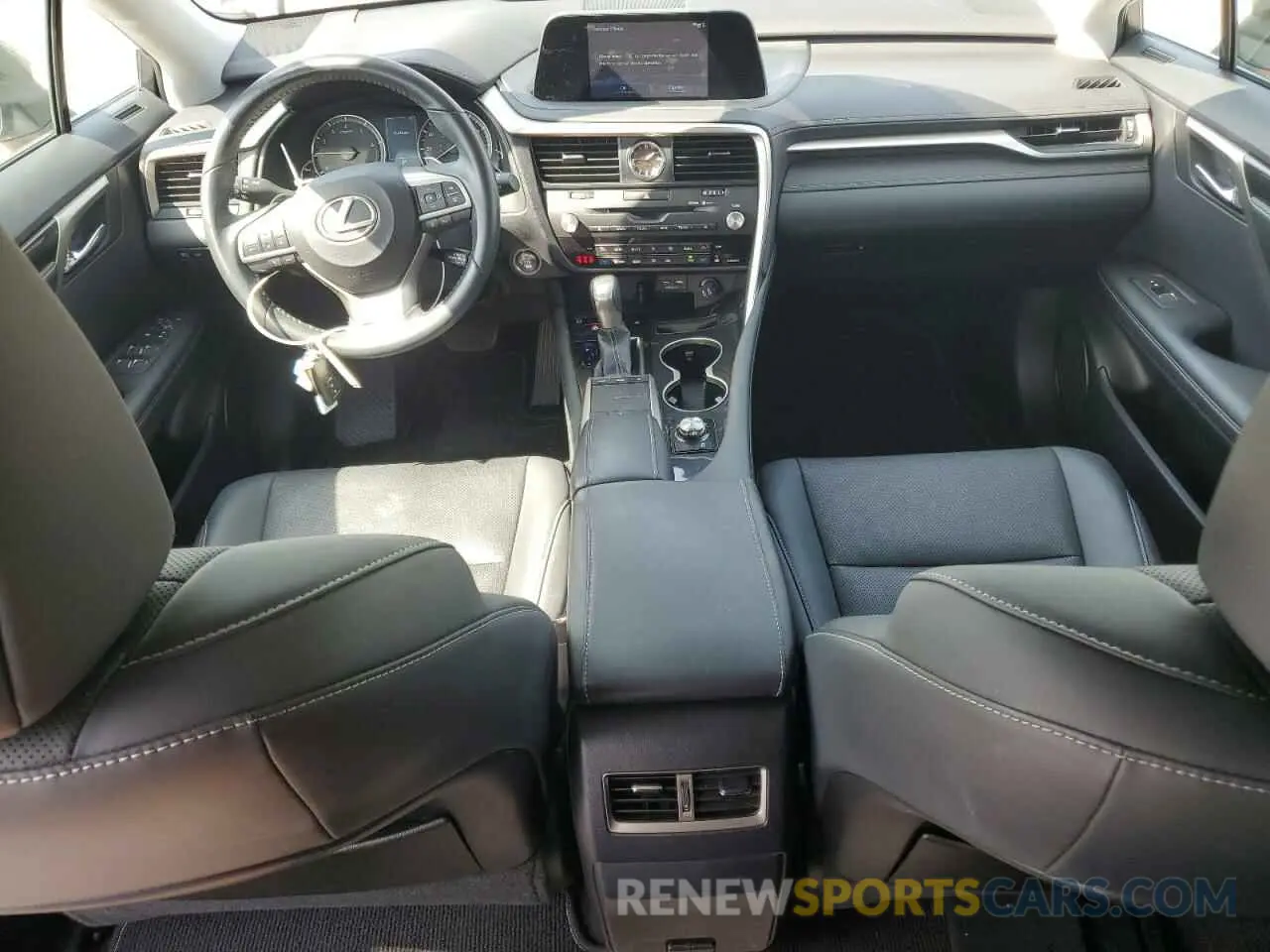 8 fotografías del automóvil dañado 2T2AZMAA8MC202861 LEXUS RX350 2021