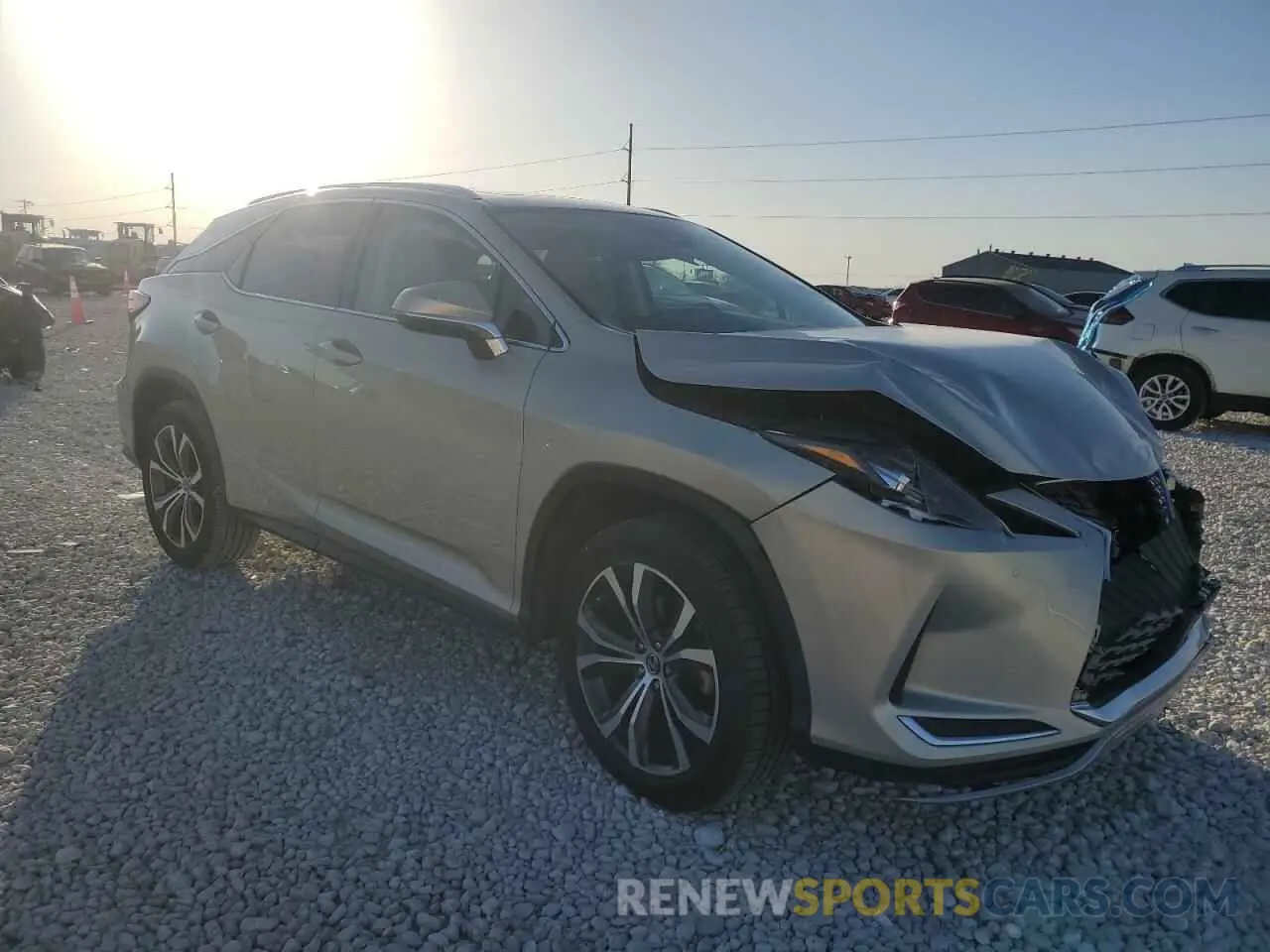 4 fotografías del automóvil dañado 2T2HZMAA3MC203219 LEXUS RX350 2021