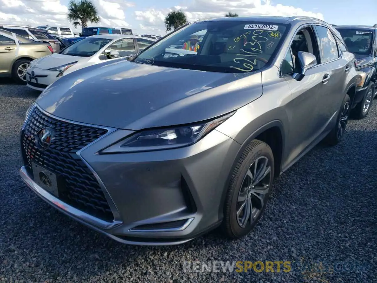 2 fotografías del automóvil dañado 2T2HZMAA3MC211577 LEXUS RX350 2021