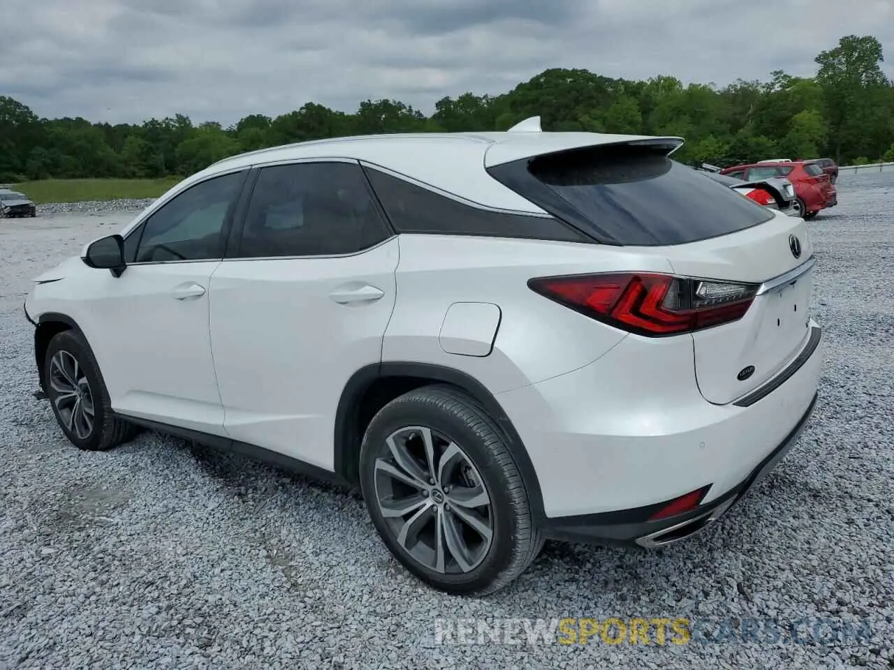 2 fotografías del automóvil dañado 2T2HZMAA5MC204663 LEXUS RX350 2021