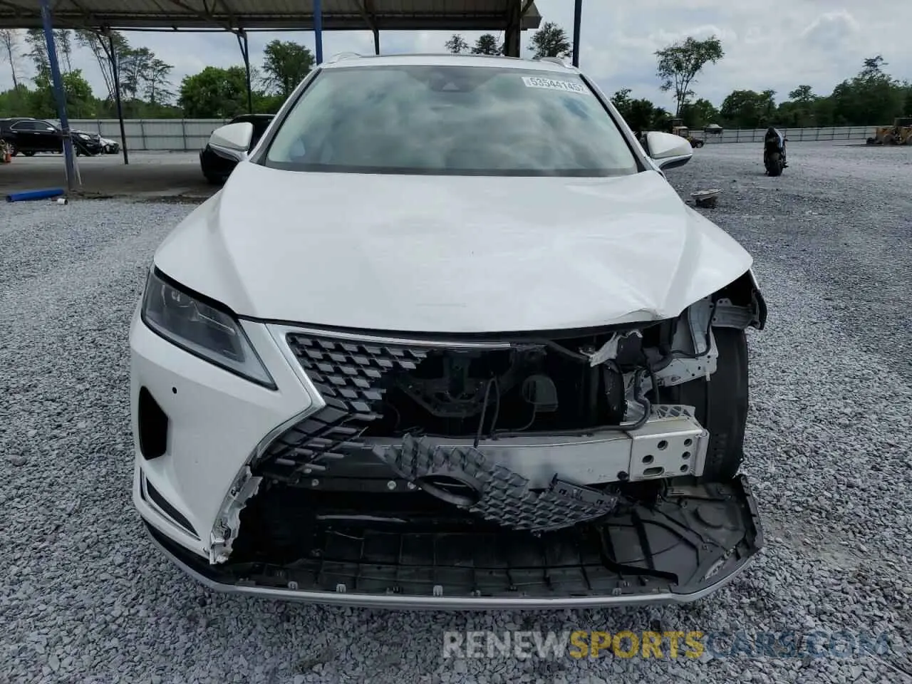5 fotografías del automóvil dañado 2T2HZMAA5MC204663 LEXUS RX350 2021