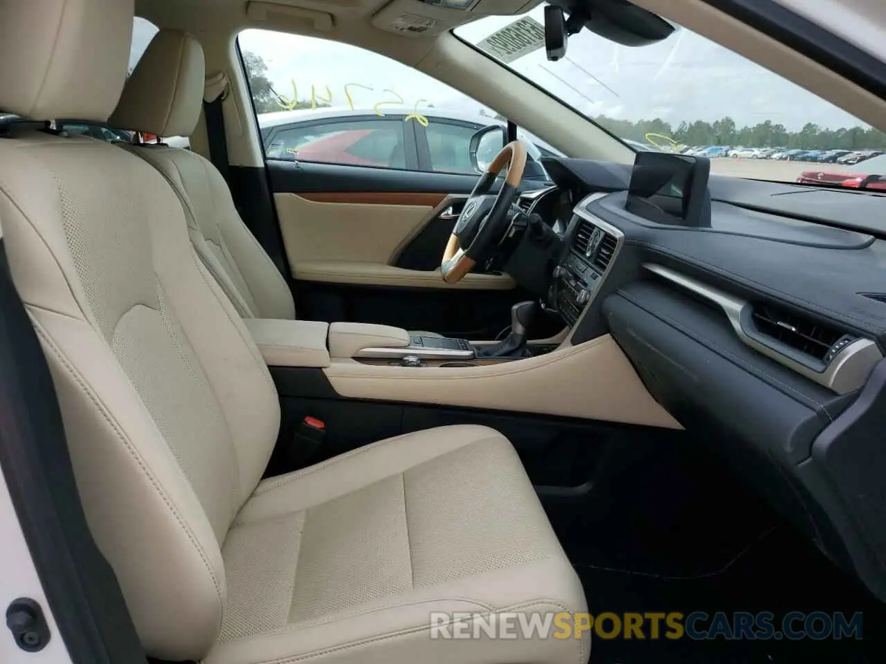 5 fotografías del automóvil dañado 2T2HZMAA6MC187467 LEXUS RX350 2021