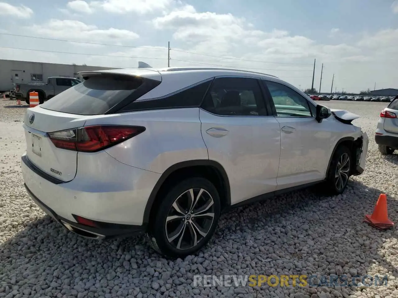 3 fotografías del automóvil dañado 2T2HZMAA6MC218006 LEXUS RX350 2021