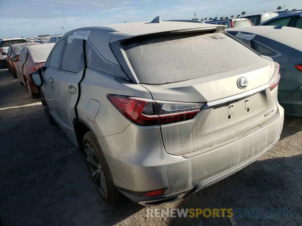 3 fotografías del automóvil dañado 2T2HZMAA7MC184576 LEXUS RX350 2021