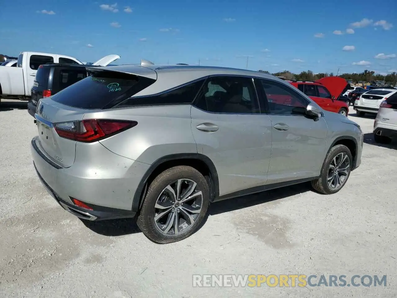 3 fotografías del automóvil dañado 2T2HZMAA7MC194895 LEXUS RX350 2021