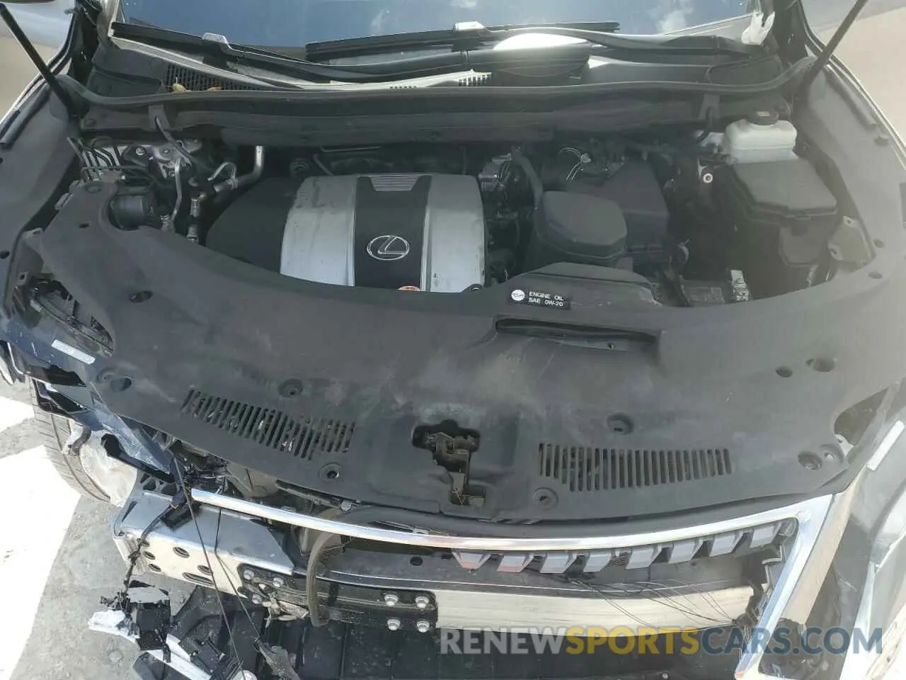 12 fotografías del automóvil dañado 2T2HZMAA7MC197389 LEXUS RX350 2021