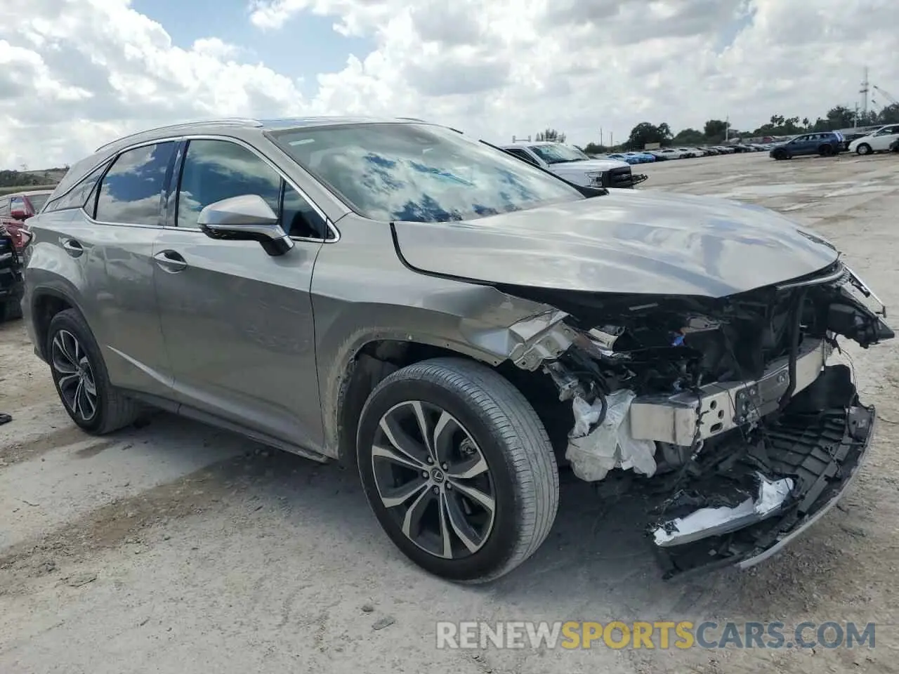 4 fotografías del automóvil dañado 2T2HZMAA7MC197389 LEXUS RX350 2021