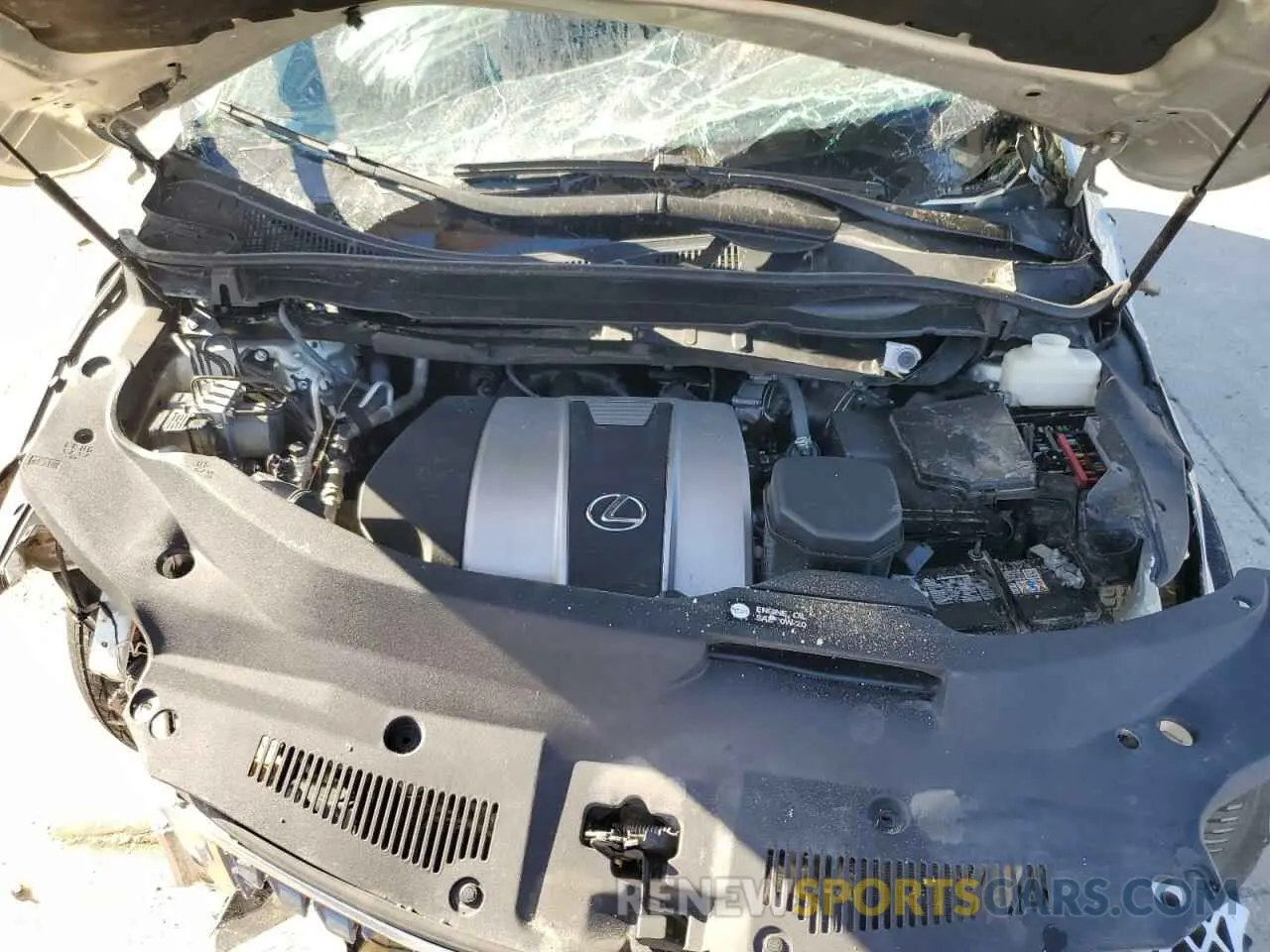 12 fotografías del automóvil dañado 2T2HZMAA7MC208634 LEXUS RX350 2021