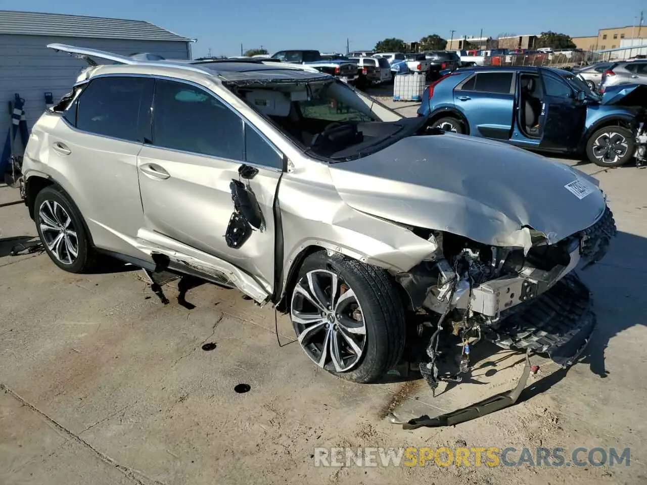 4 fotografías del automóvil dañado 2T2HZMAA7MC208634 LEXUS RX350 2021