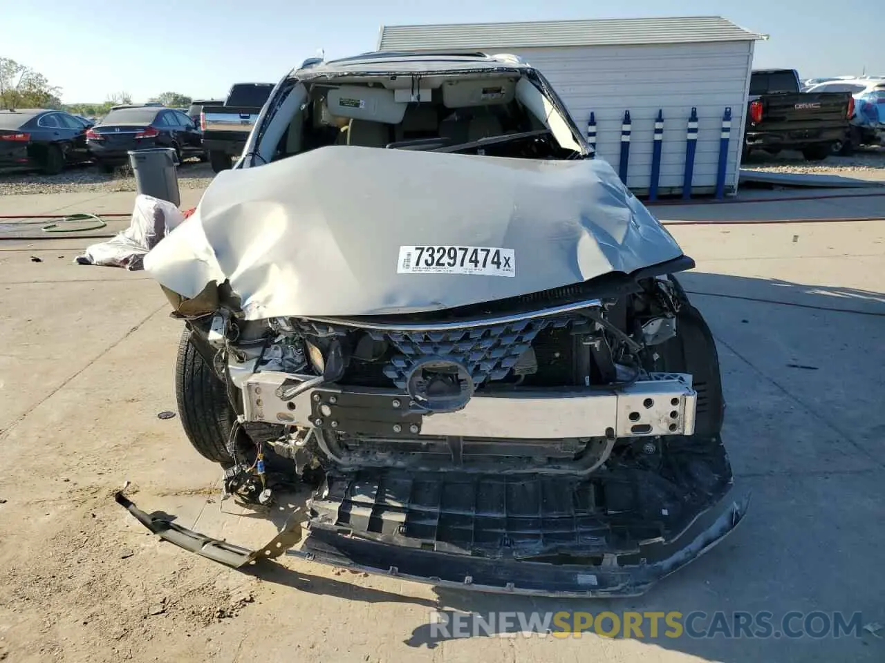 5 fotografías del automóvil dañado 2T2HZMAA7MC208634 LEXUS RX350 2021