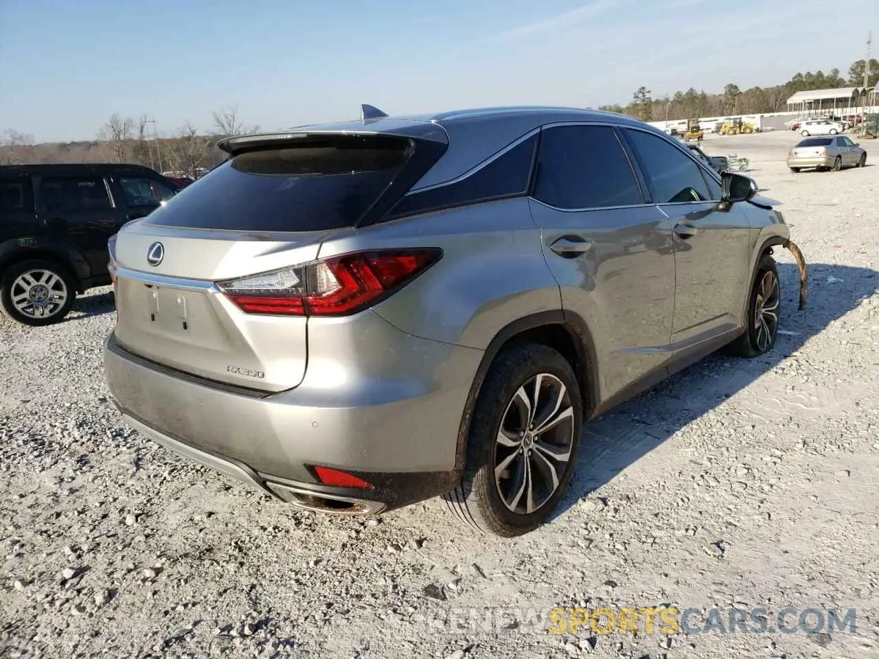 4 fotografías del automóvil dañado 2T2HZMAA7MC217334 LEXUS RX350 2021