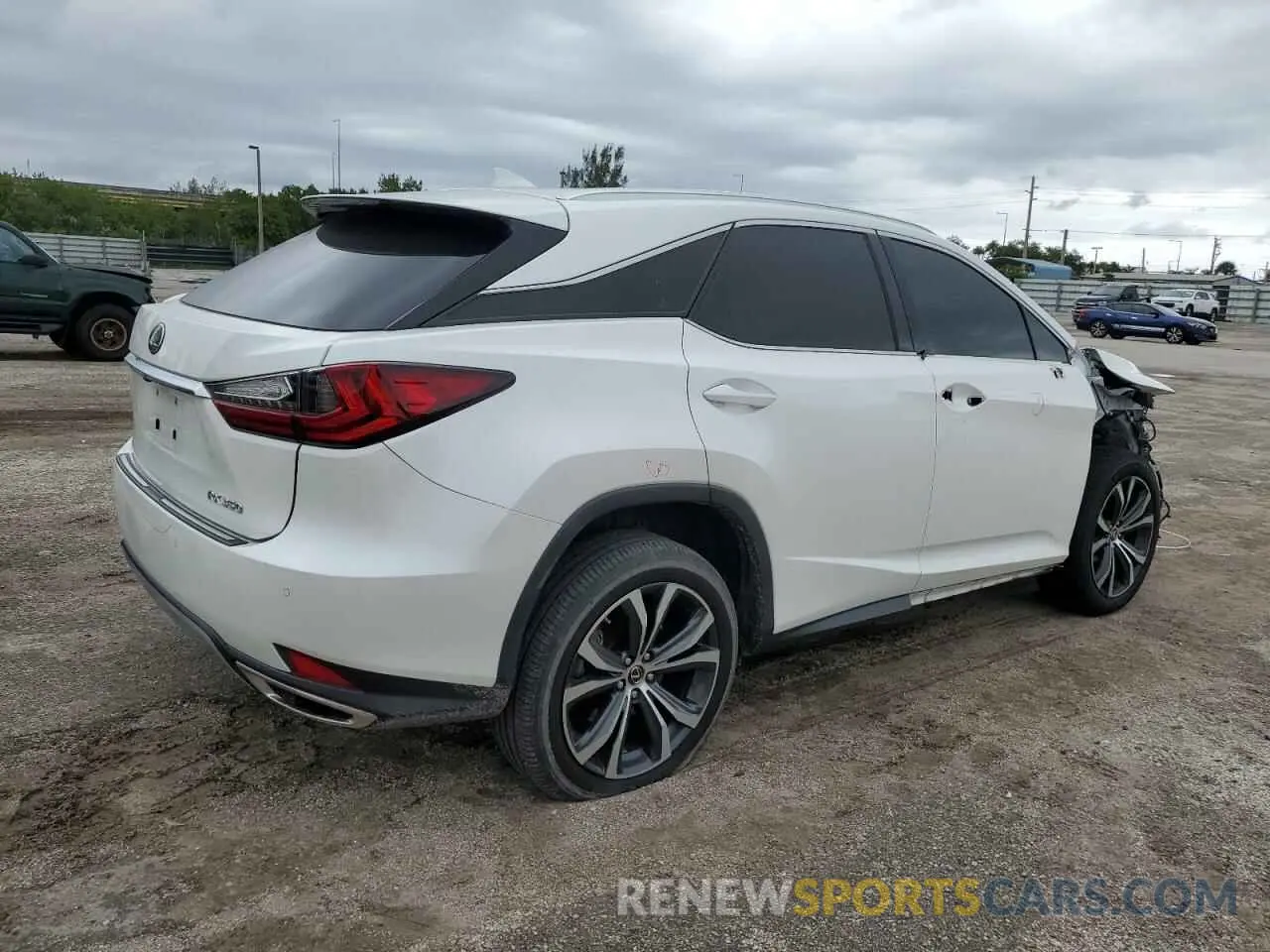 3 fotografías del automóvil dañado 2T2HZMAA7MC217558 LEXUS RX350 2021
