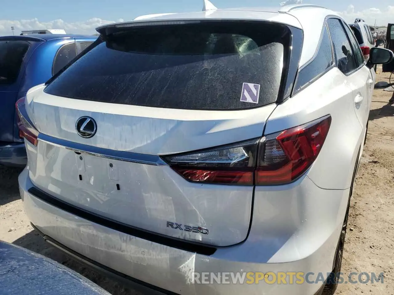 6 fotografías del automóvil dañado 2T2HZMAA8MC206066 LEXUS RX350 2021