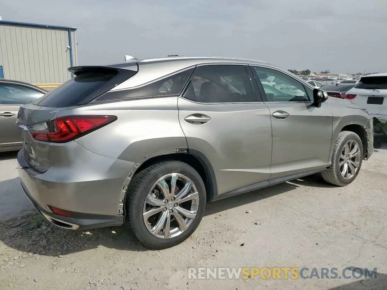 3 fotografías del automóvil dañado 2T2HZMAA9MC204231 LEXUS RX350 2021