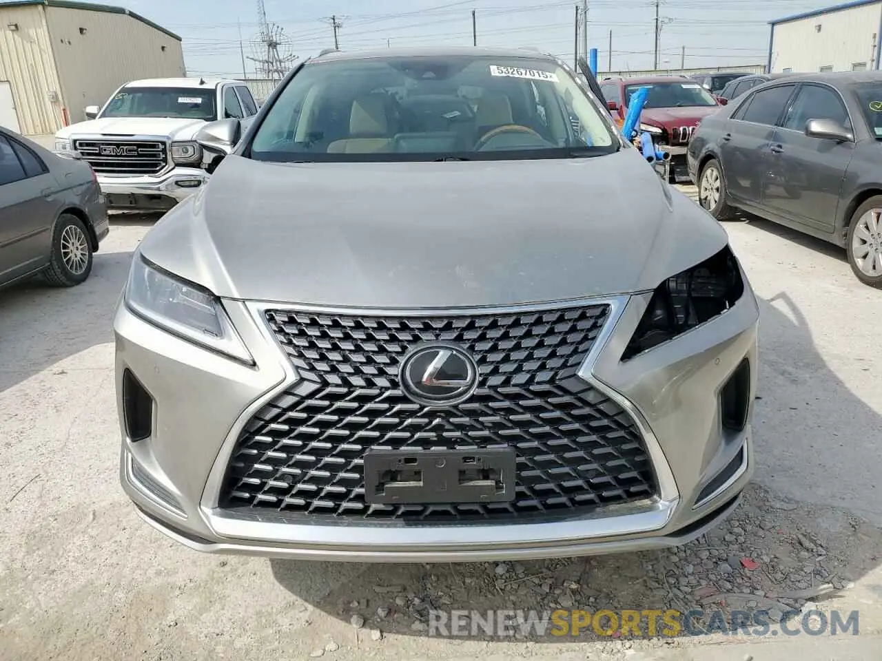 5 fotografías del automóvil dañado 2T2HZMAA9MC204231 LEXUS RX350 2021