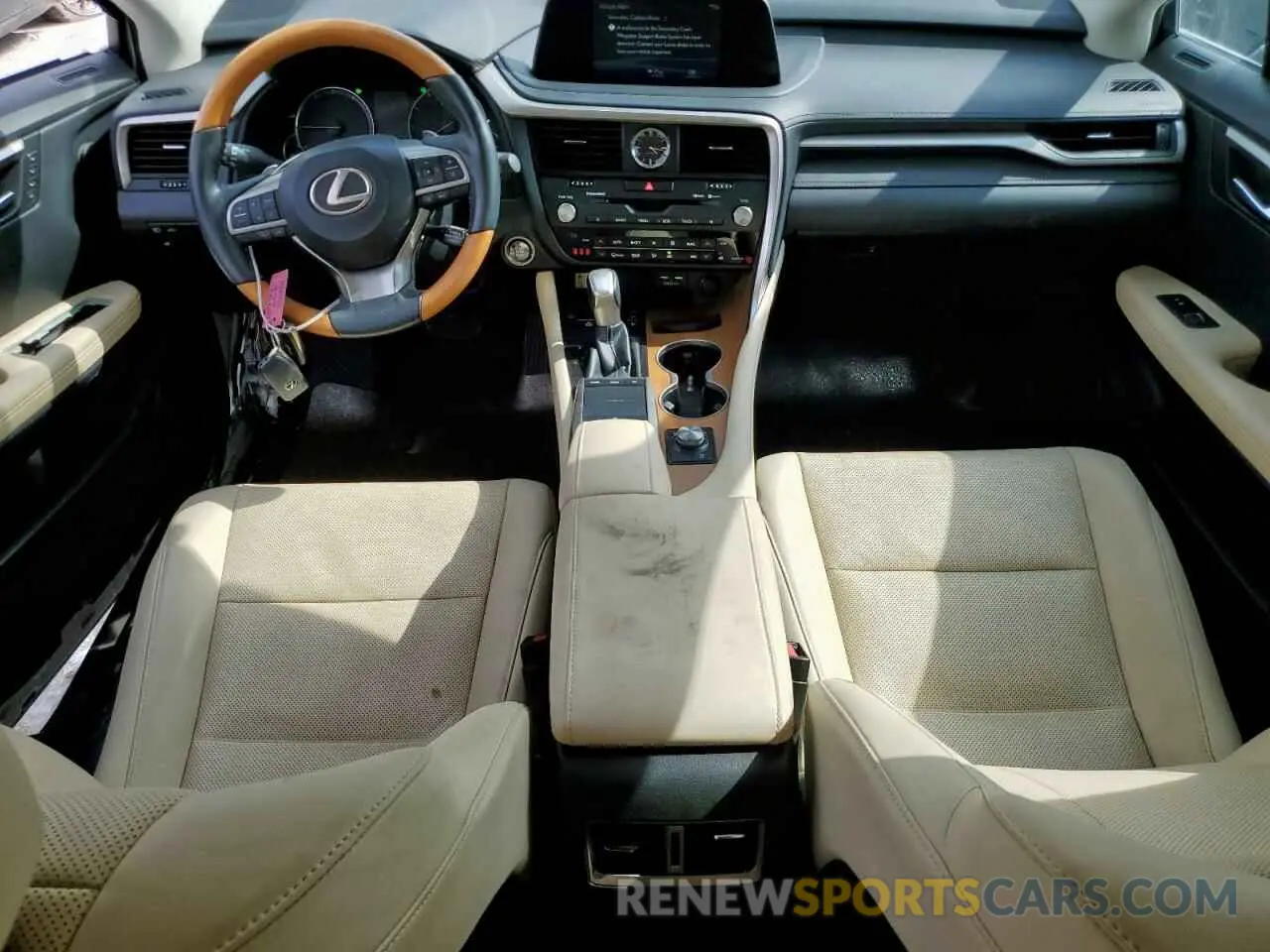 8 fotografías del automóvil dañado 2T2HZMAA9MC204231 LEXUS RX350 2021
