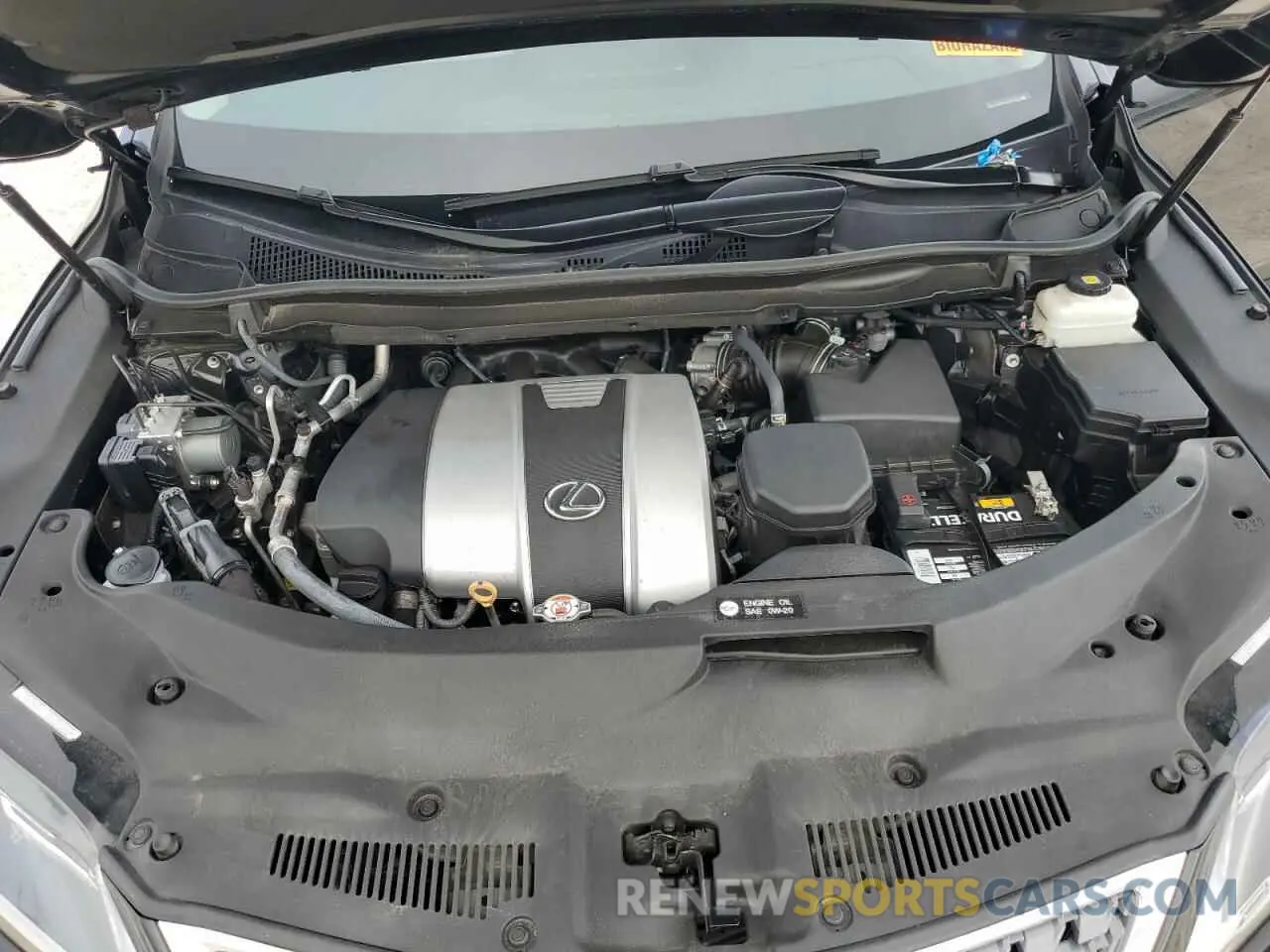 12 fotografías del automóvil dañado 2T2HZMAA9MC210496 LEXUS RX350 2021
