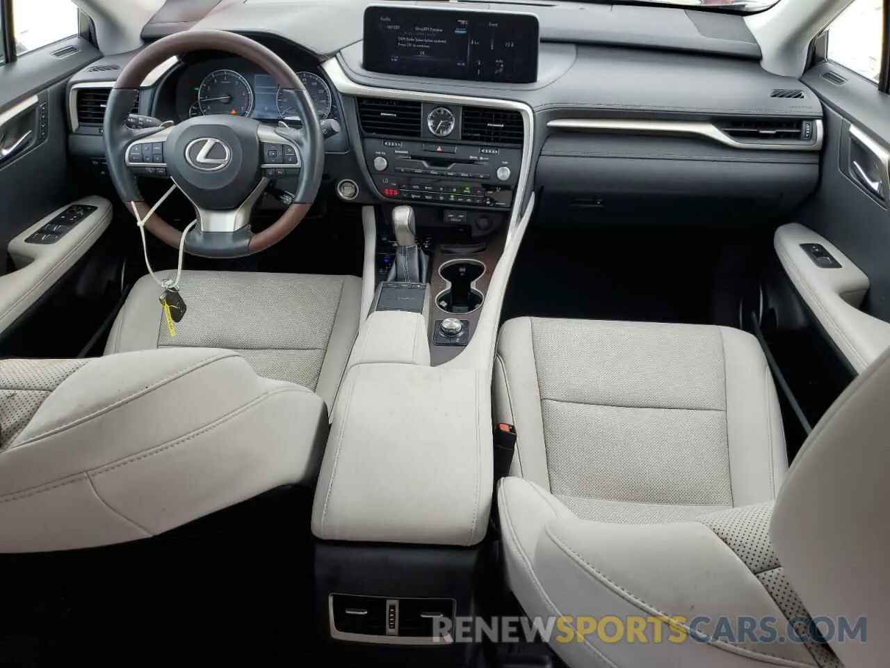 8 fotografías del automóvil dañado 2T2HZMAA9MC210496 LEXUS RX350 2021