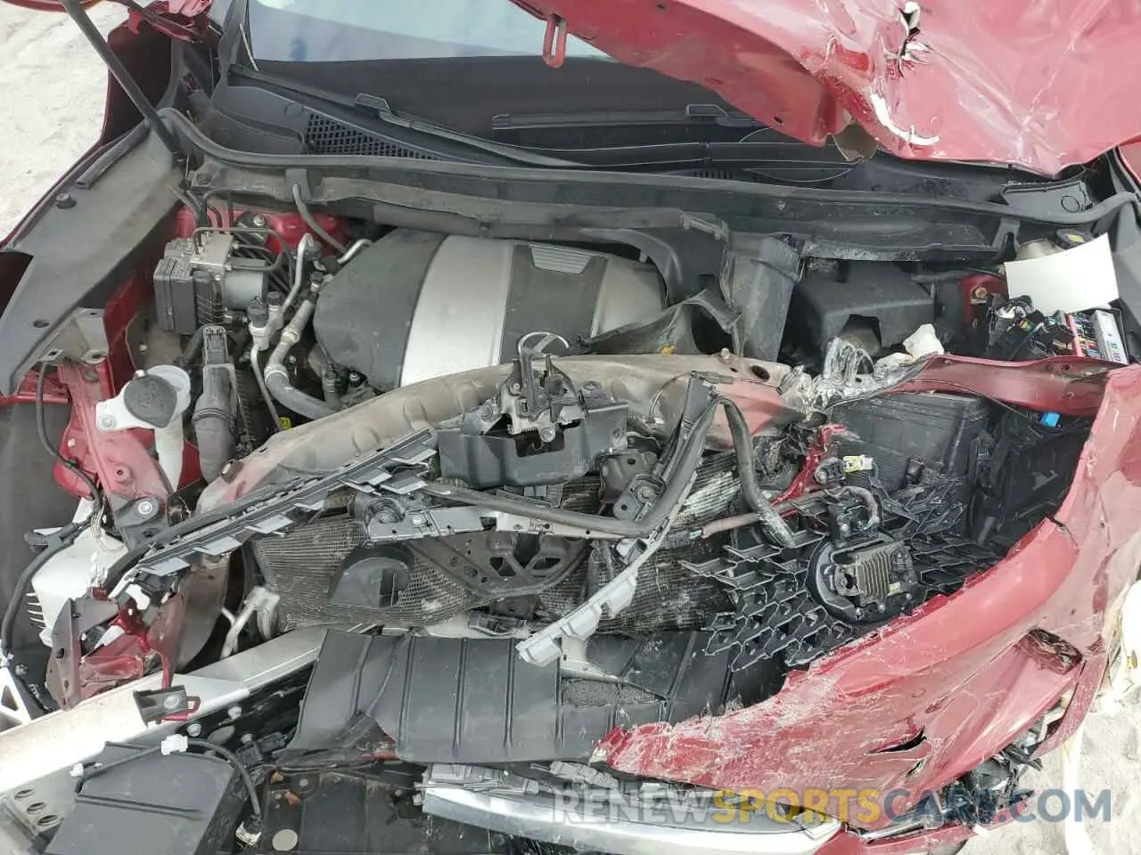 12 fotografías del automóvil dañado 2T2HZMAA9MC214483 LEXUS RX350 2021