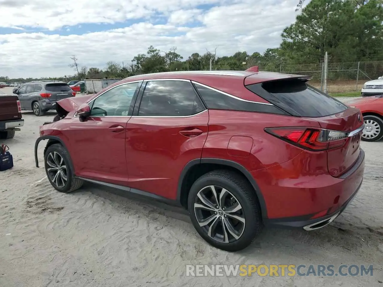 2 fotografías del automóvil dañado 2T2HZMAA9MC214483 LEXUS RX350 2021