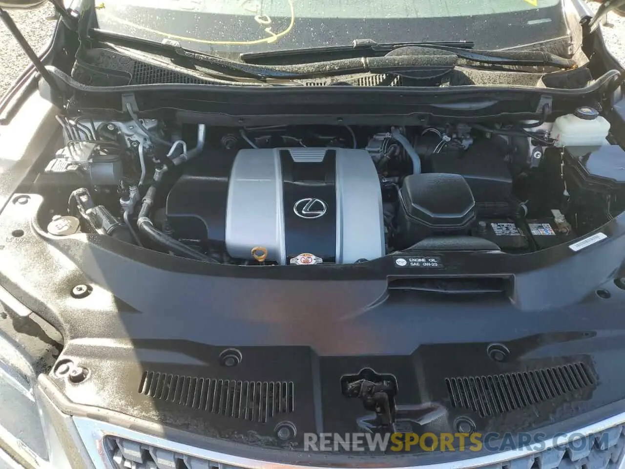 12 fotografías del automóvil dañado 2T2HZMAAXMC190243 LEXUS RX350 2021