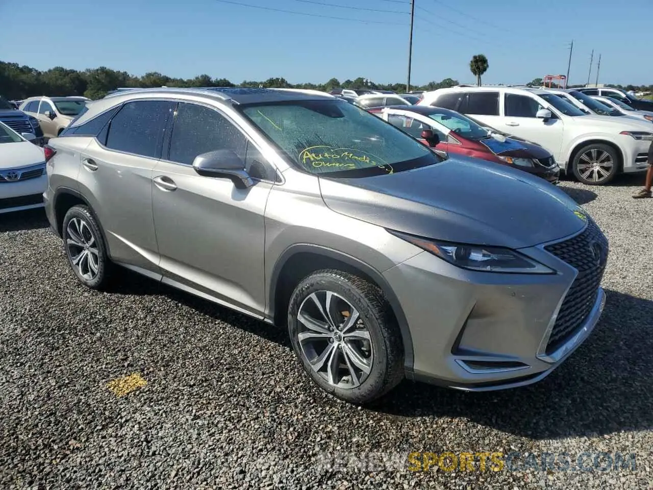 4 fotografías del automóvil dañado 2T2HZMAAXMC190243 LEXUS RX350 2021
