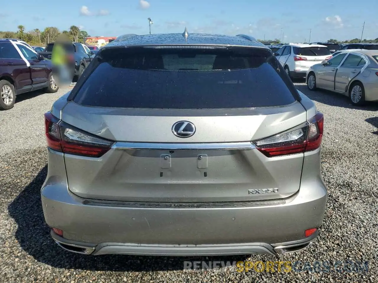 6 fotografías del automóvil dañado 2T2HZMAAXMC190243 LEXUS RX350 2021