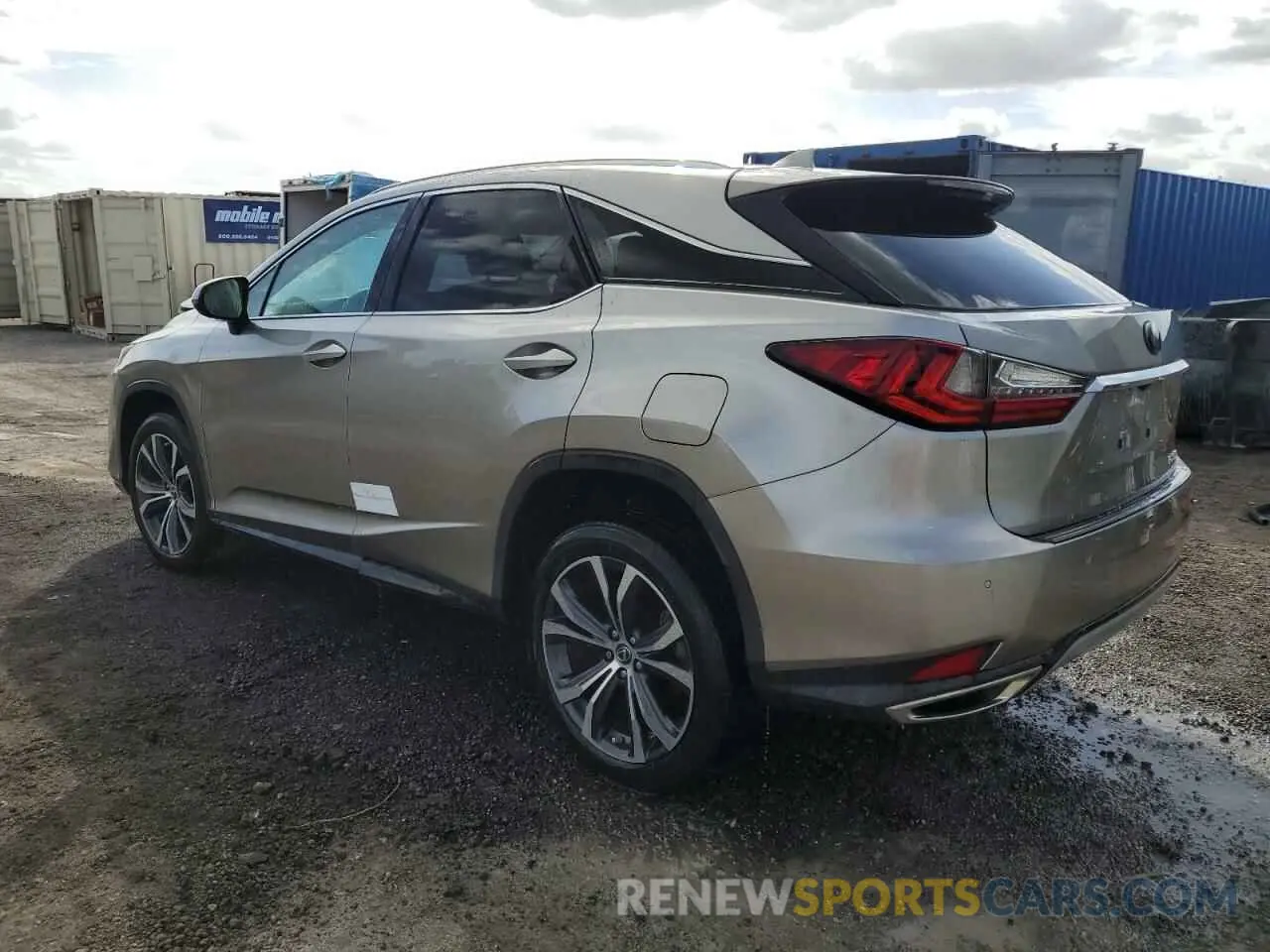 2 fotografías del automóvil dañado 2T2HZMAAXMC203038 LEXUS RX350 2021
