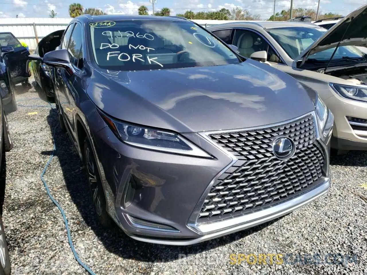 1 fotografías del automóvil dañado 2T2HZMAAXMC218039 LEXUS RX350 2021