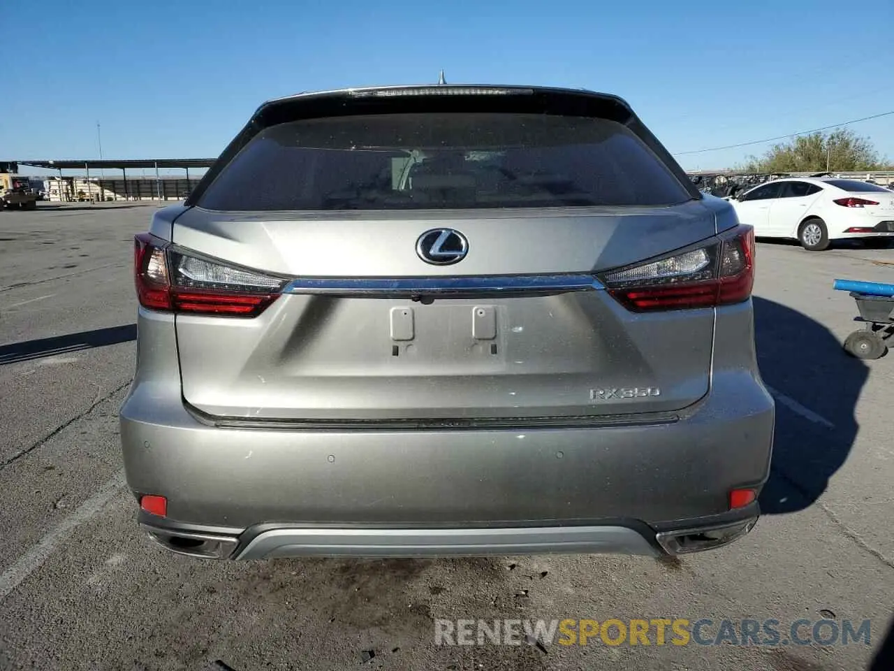 6 fotografías del automóvil dañado 2T2HZMAAXMC218672 LEXUS RX350 2021