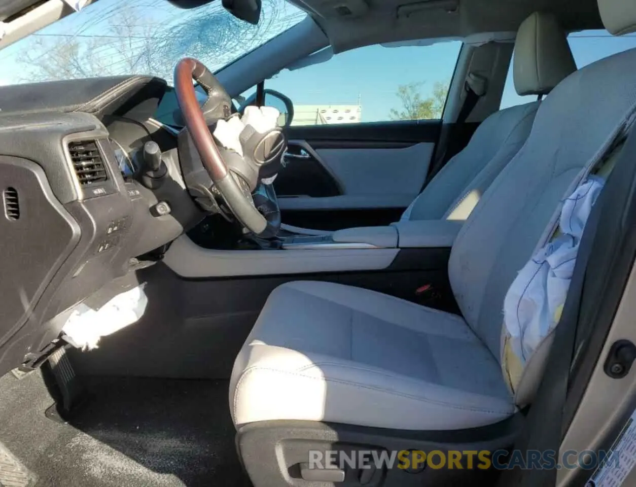 7 fotografías del automóvil dañado 2T2HZMAAXMC218672 LEXUS RX350 2021
