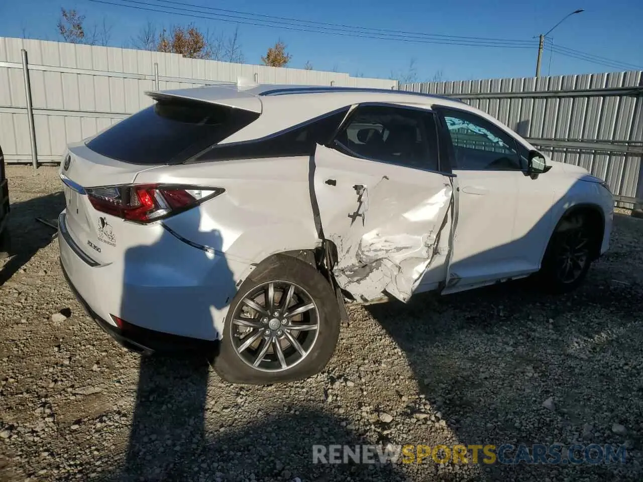 3 fotografías del automóvil dañado 2T2HZMDA0MC303662 LEXUS RX350 2021