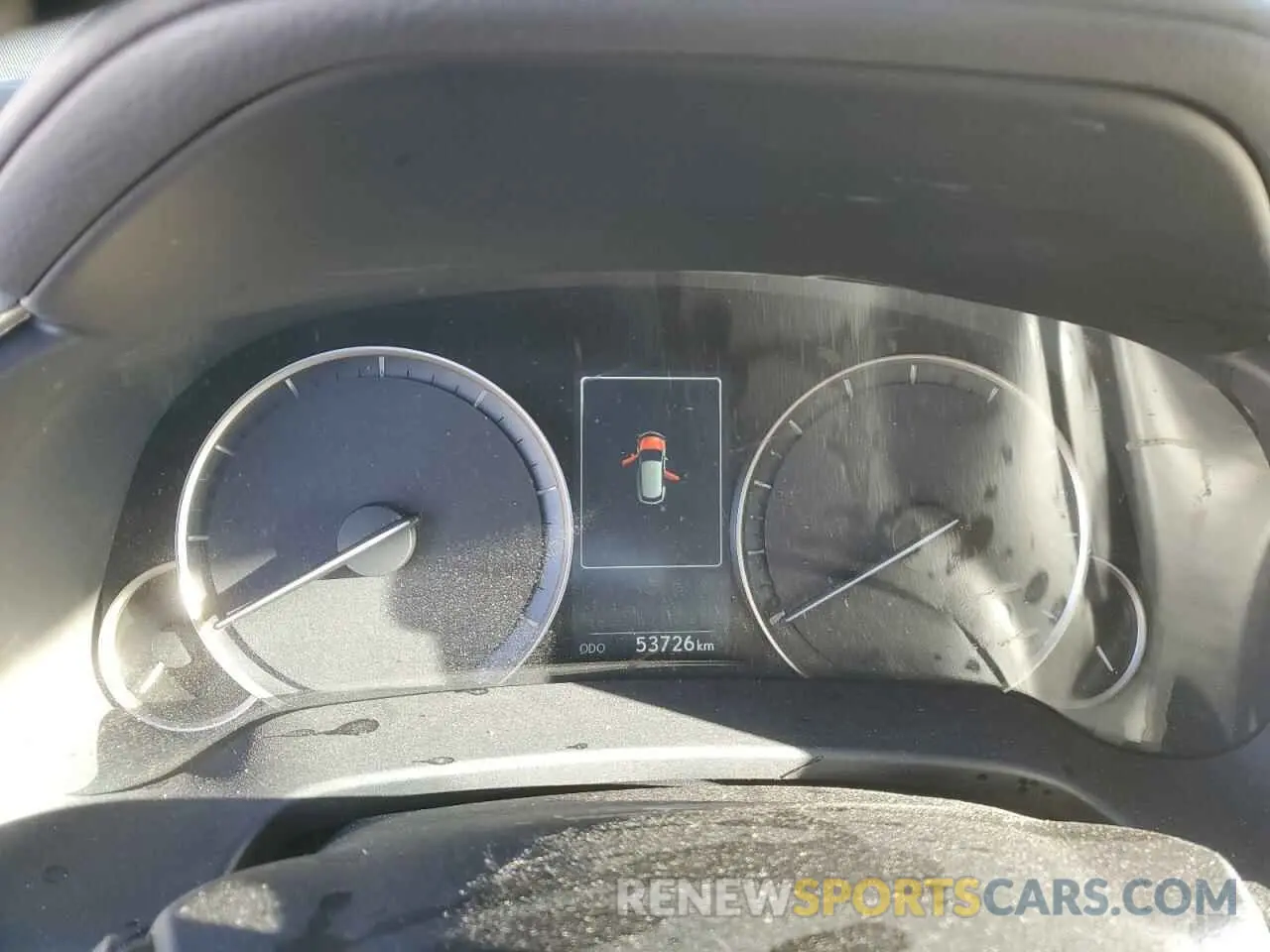 9 fotografías del automóvil dañado 2T2HZMDA0MC303662 LEXUS RX350 2021